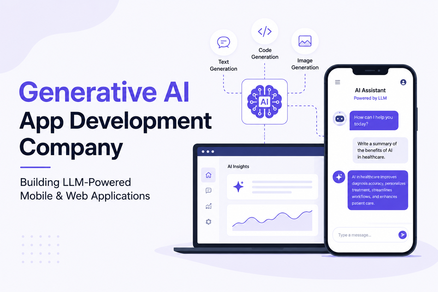 Generative AI App Development Company Building LLM-Powered Mobile & Web Applications
