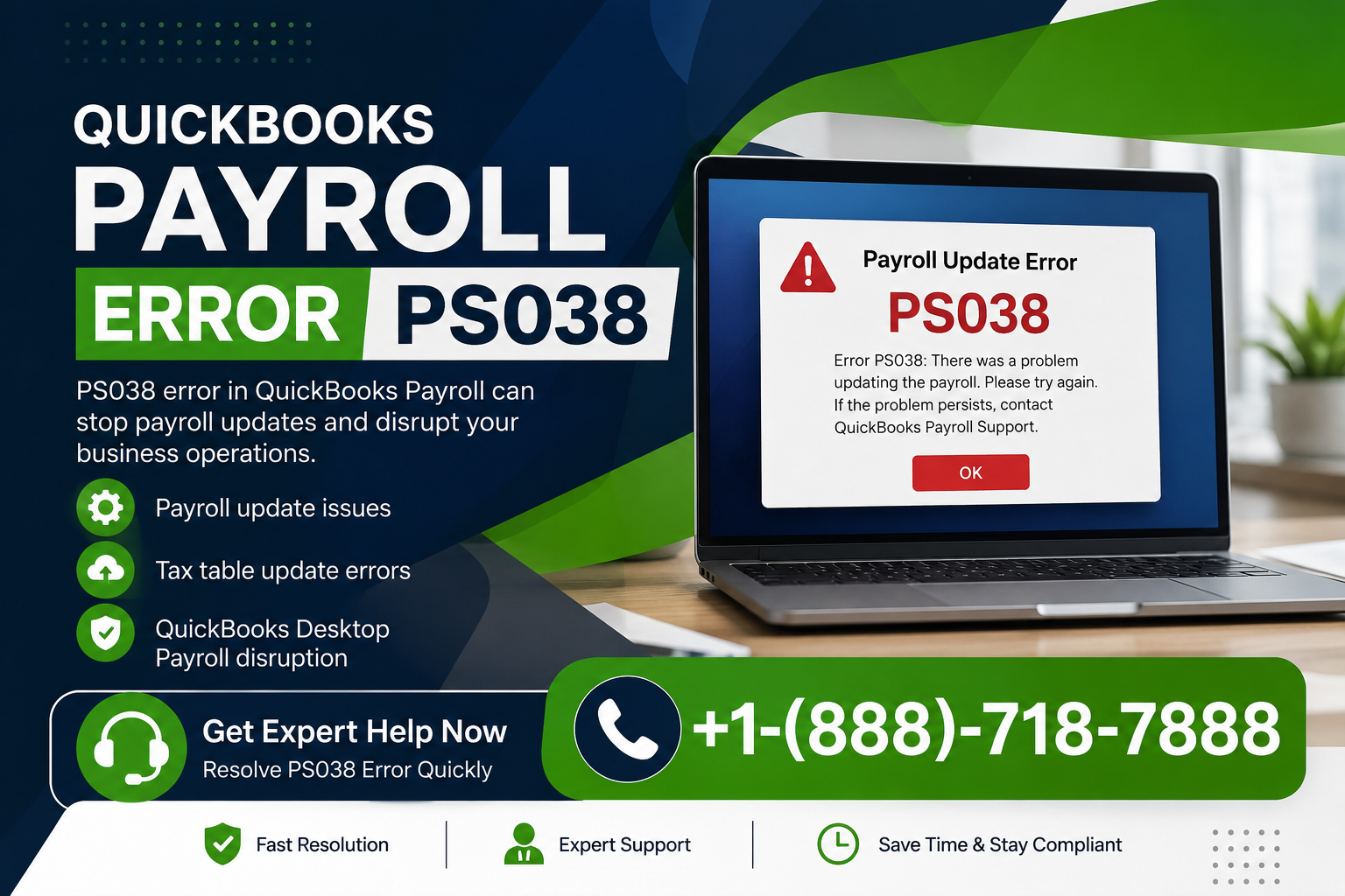 QuickBooks Payroll Error PS038 – Easy Fix Update Stuck Issue