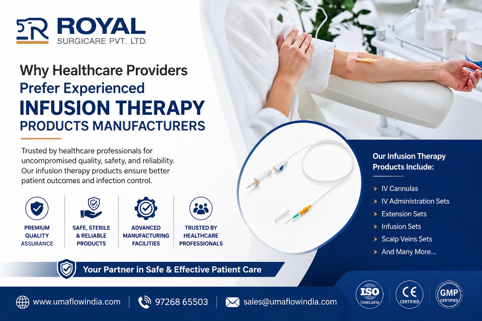 Why Healthcare Providers Prefer Experienced Infusion Therapy Products Manufacturers