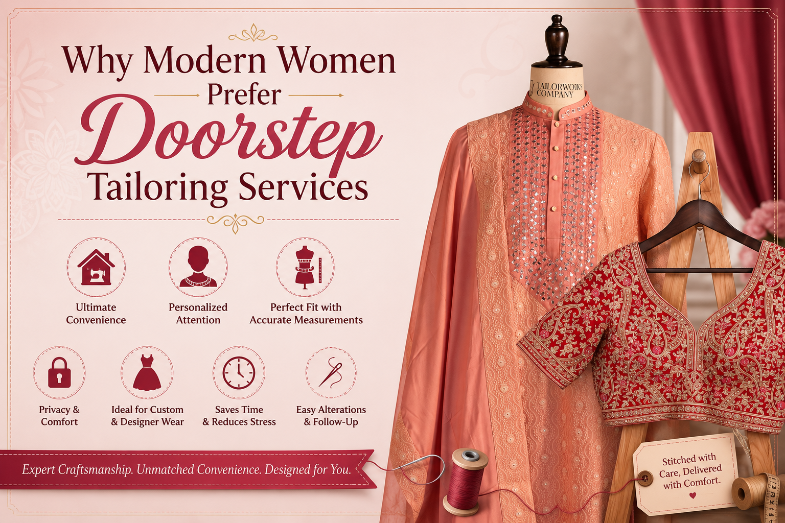 Why Modern Women Prefer Doorstep Tailoring Services
