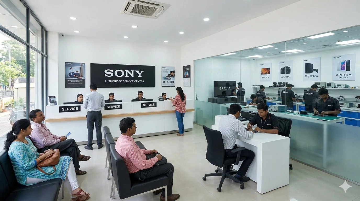 Can Sony  Service Center replace damaged batteries and components?