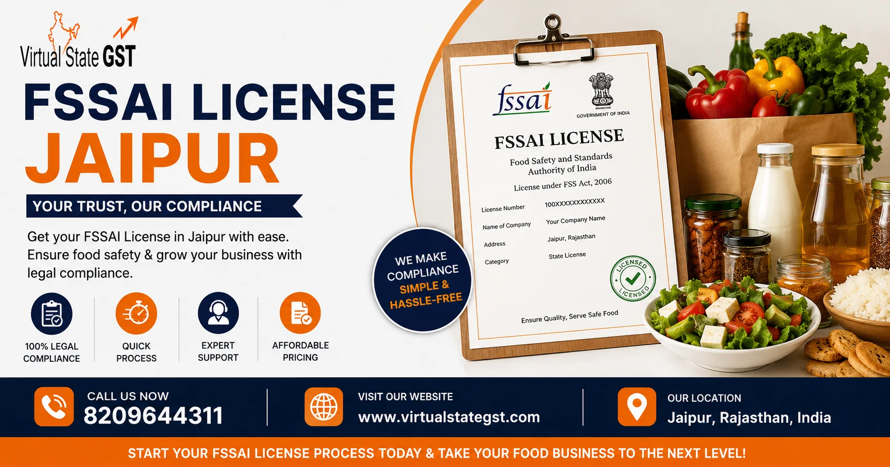 What Is FSSAI License Jaipur and Why Is It Important for Businesses?