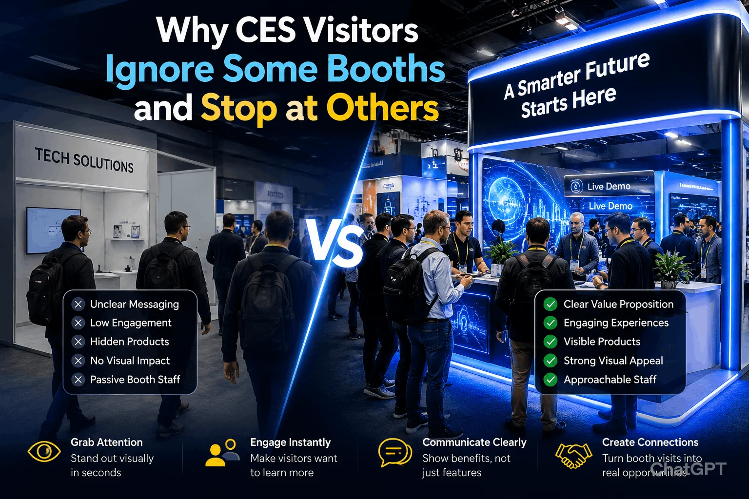 Why CES Visitors Ignore Some Booths and Stop at Others