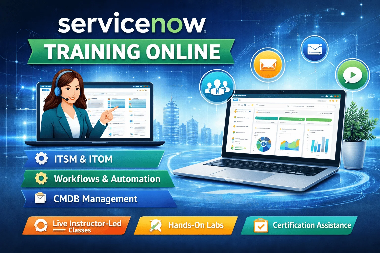 ServiceNow Online Training: Build a Successful Career in IT Service Management