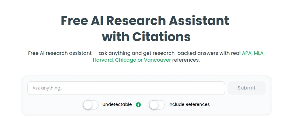 How the Best Free AI Research Assistant Helps Generate Structured Research Papers