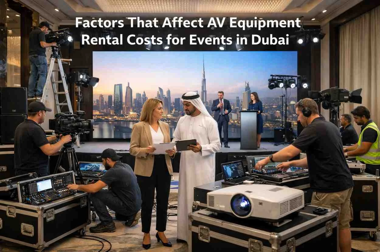 Factors That Affect AV Equipment Rental Costs for Events in Dubai