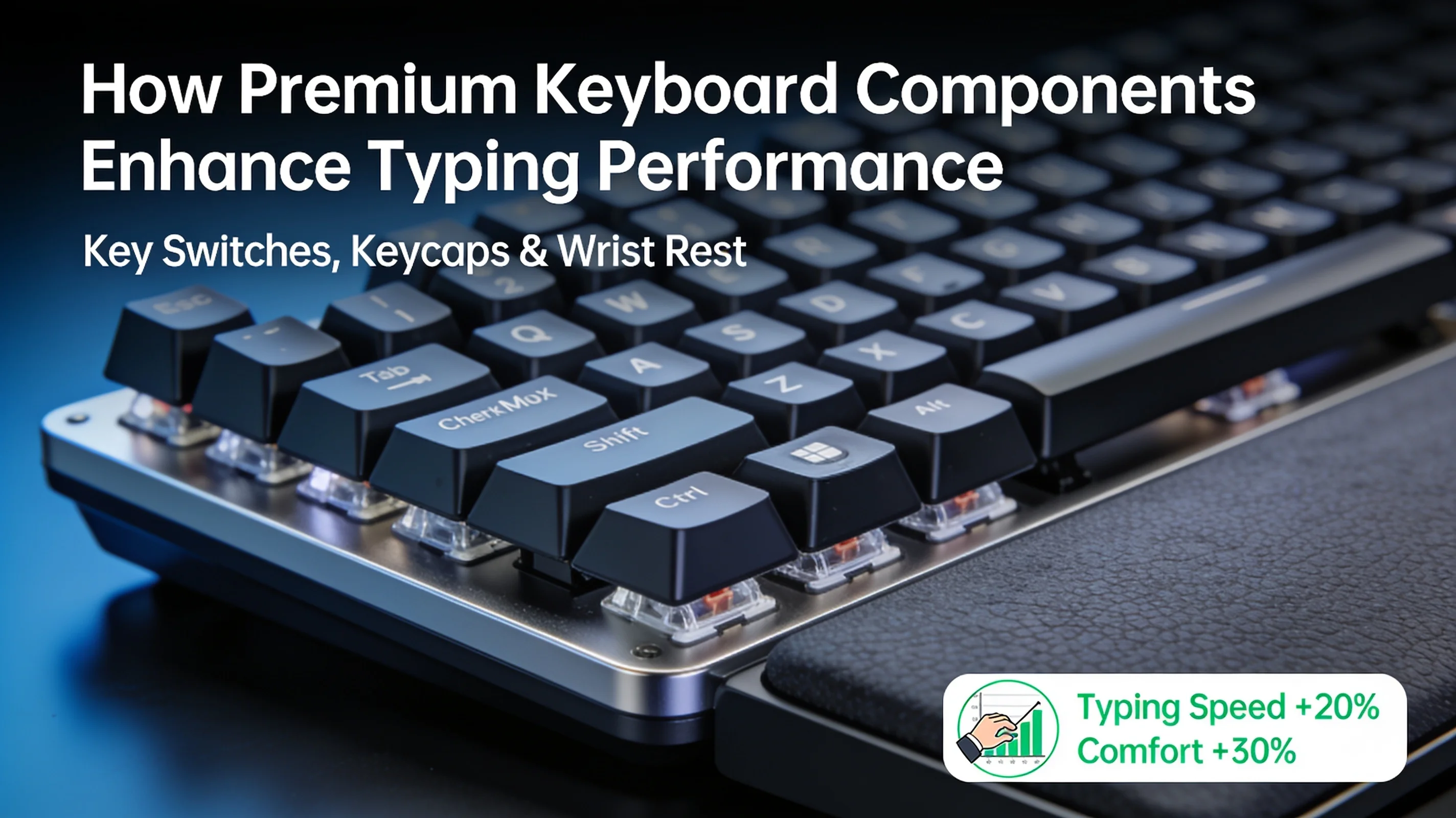 How Premium Keyboard Components Enhance Typing Performance