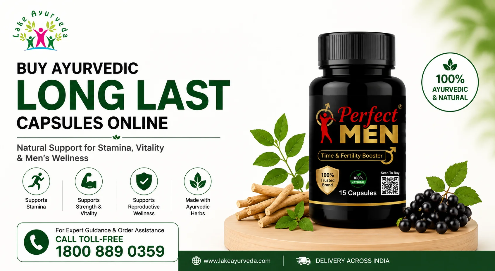 Buy Ayurvedic Long Last Capsules Online: Benefits, Uses & Natural Support for Men's Wellness