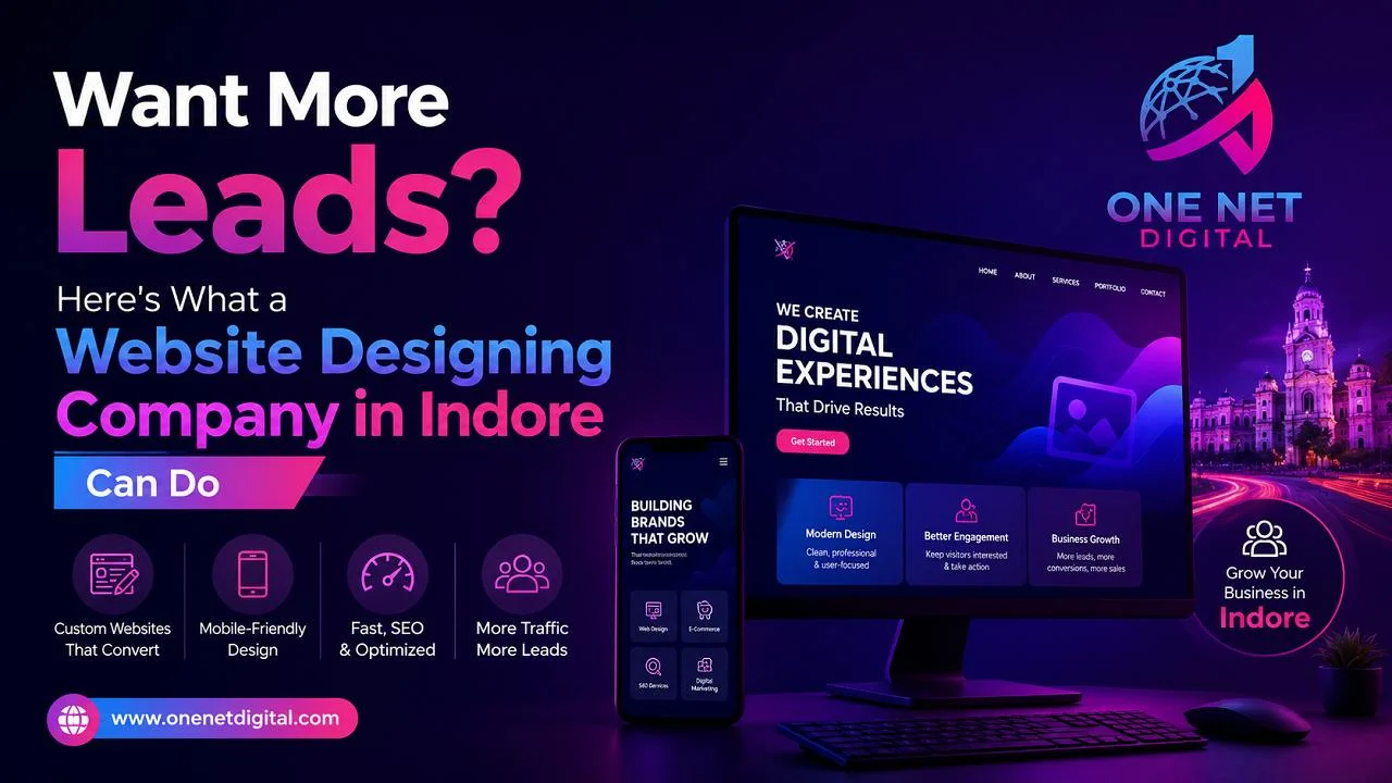 Want More Leads? Here's What a Website Designing Company in Indore Can Do