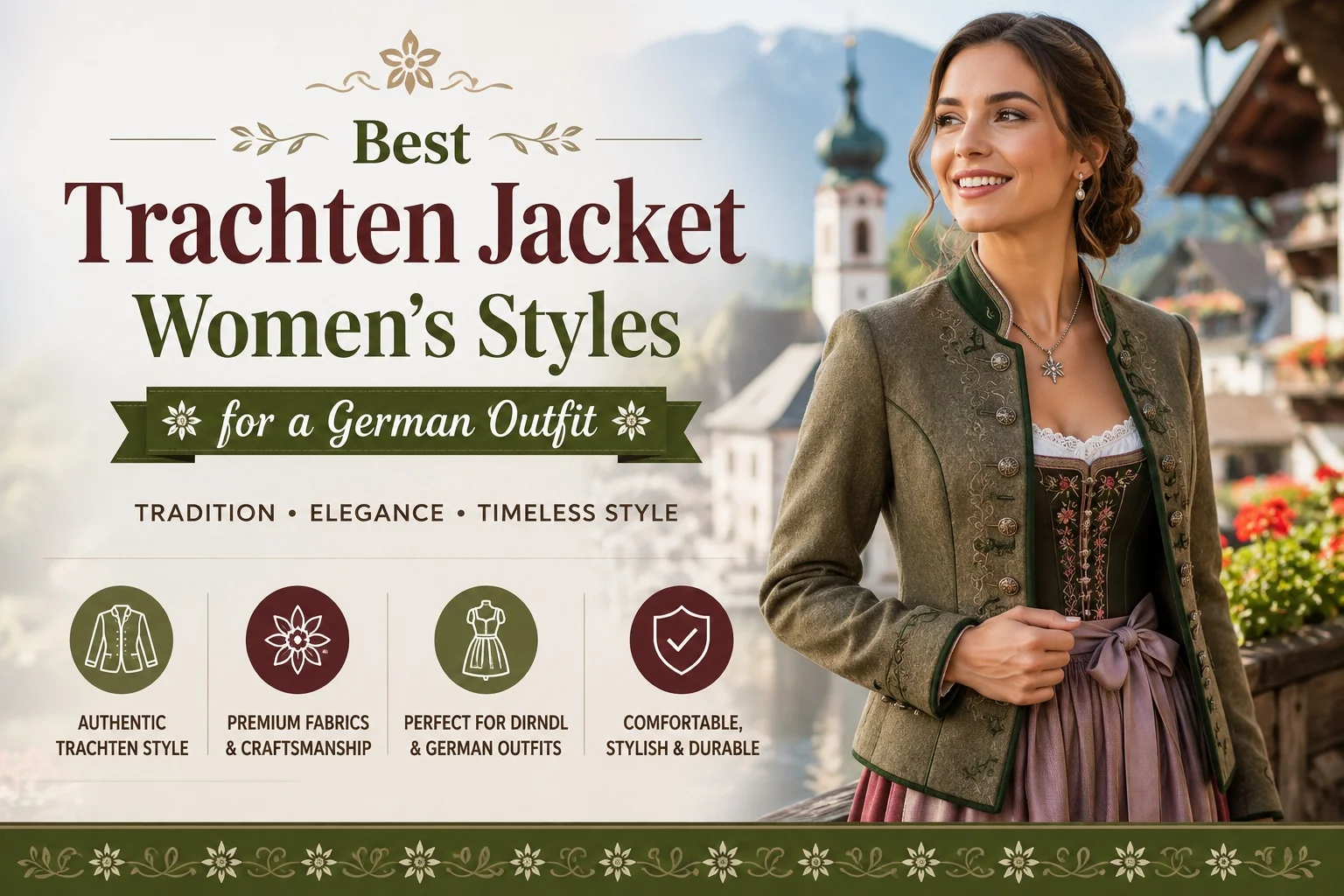 Best Trachten Jacket Women's Styles for a German Outfit