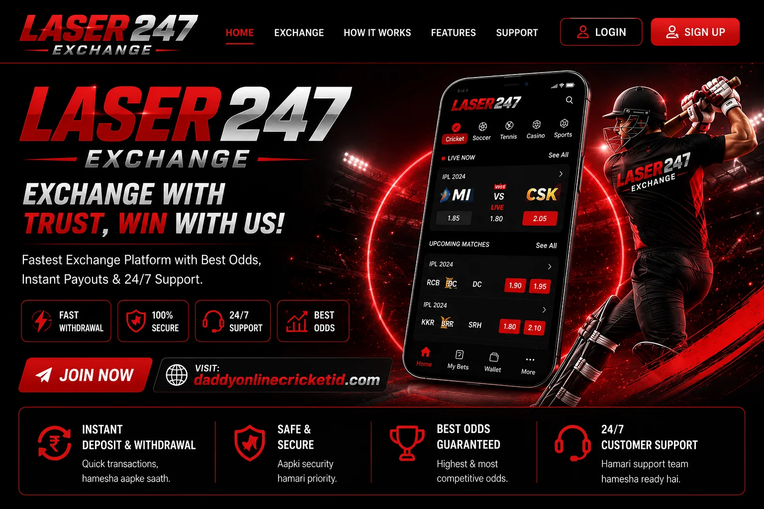 Laser 247 Cricket ID | Fast & Secure Registration Online