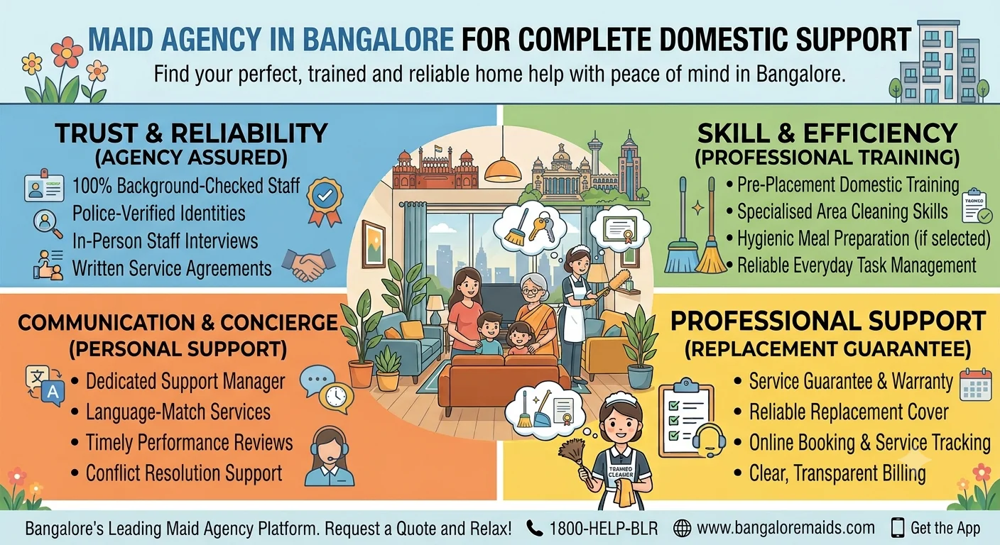 Maid Agency in Bangalore for Complete Domestic Support