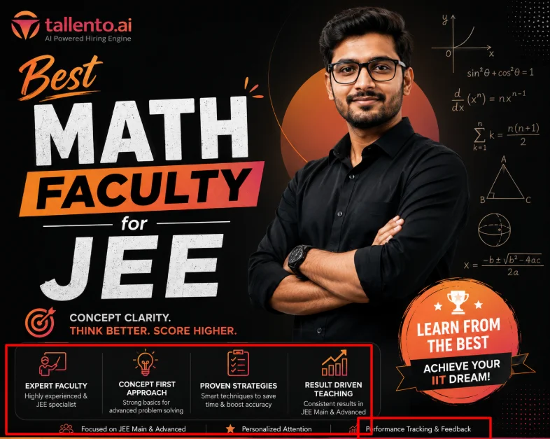 Best Math Faculty for JEE – Expert Mathematics Coaching