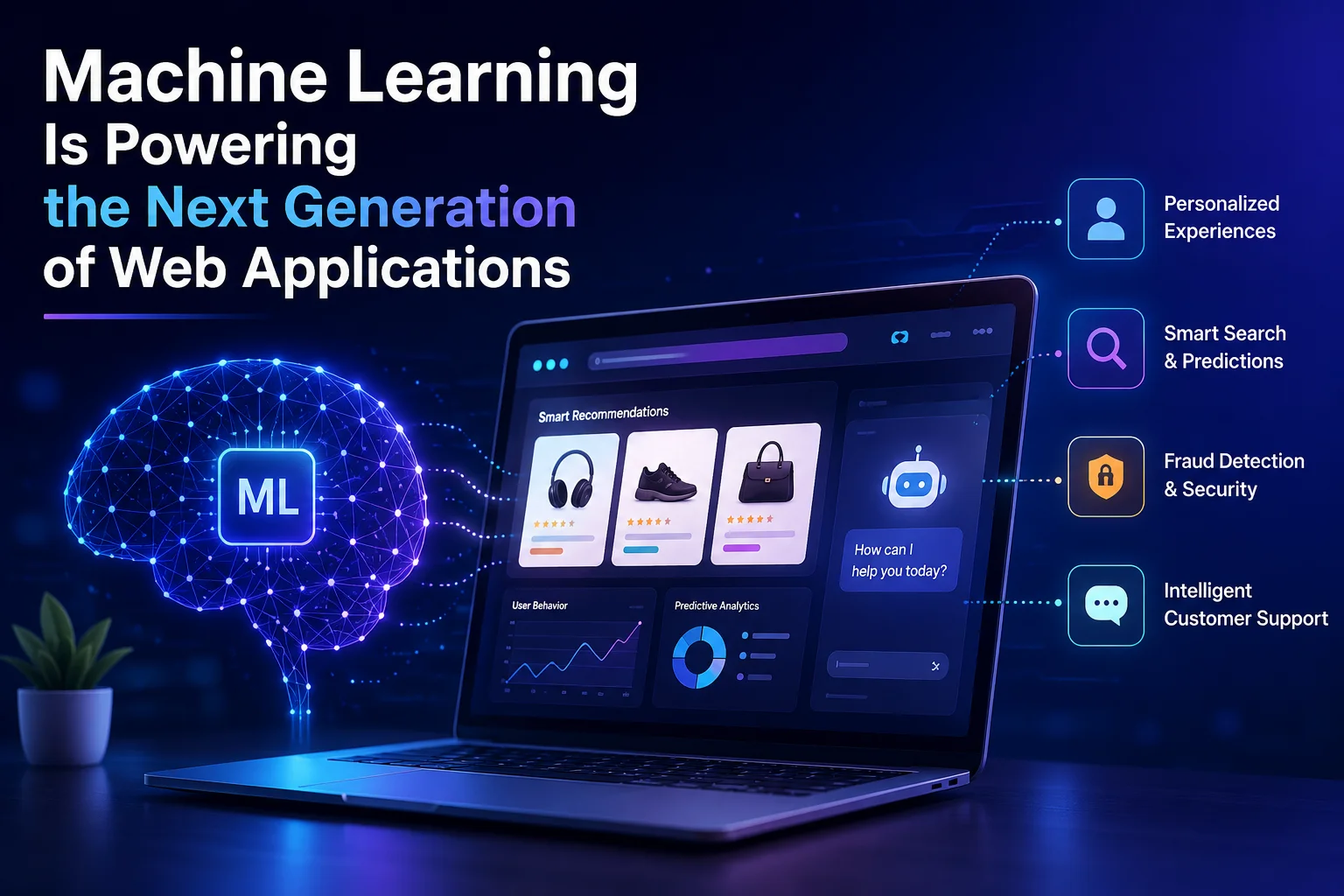 Machine Learning in Web Applications: Trends, Benefits, and Use Cases