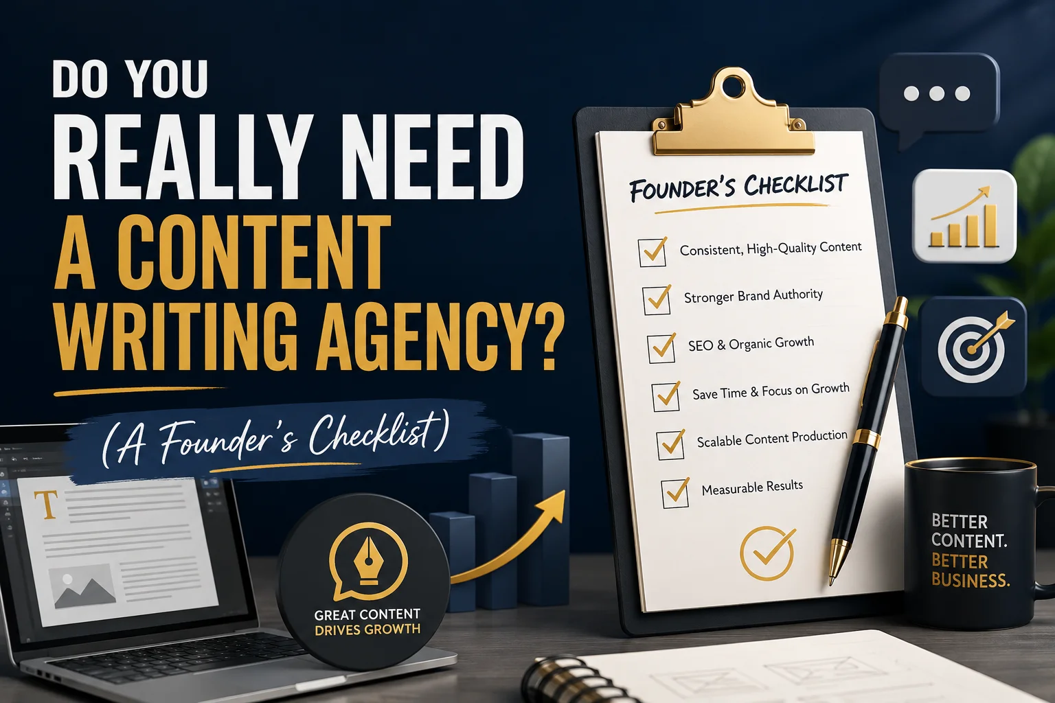 Do You Really Need a Content Writing Agency? (A Founder’s Checklist)