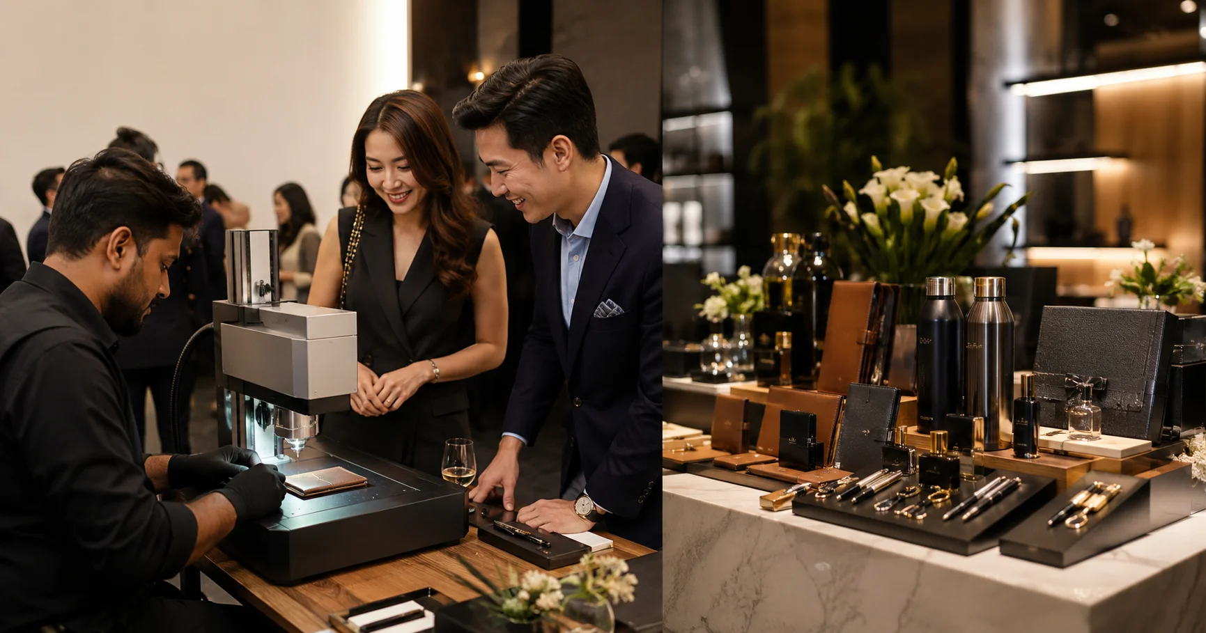 On-Site Live Event Engraving for Product Launches and Experiential Marketing