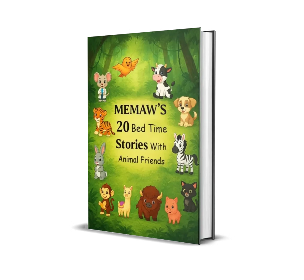 How Melanie Uses Animal Friends to Teach Kindness in MEMAW'S 20 Bed time Stories with Animal Friends