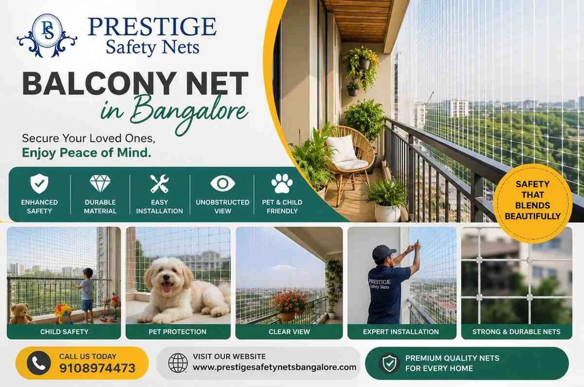 Durable Balcony Net in Bangalore for Modern Apartments