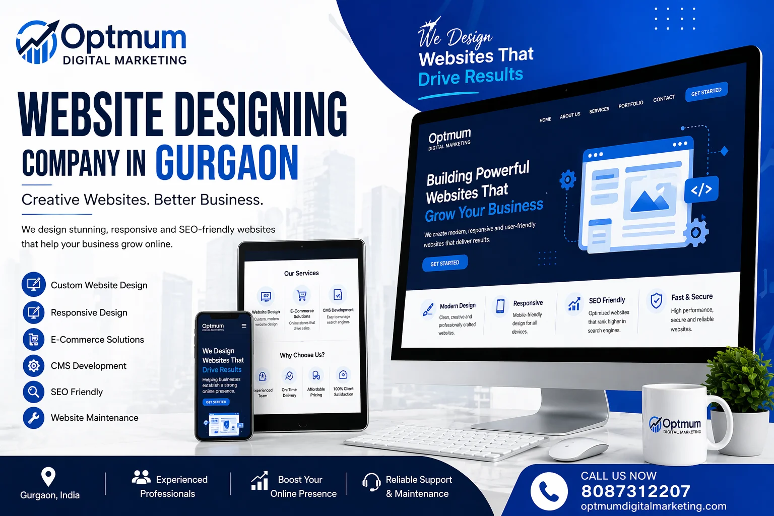 How a Website Designing Company in Gurgaon Builds Better Digital Experiences