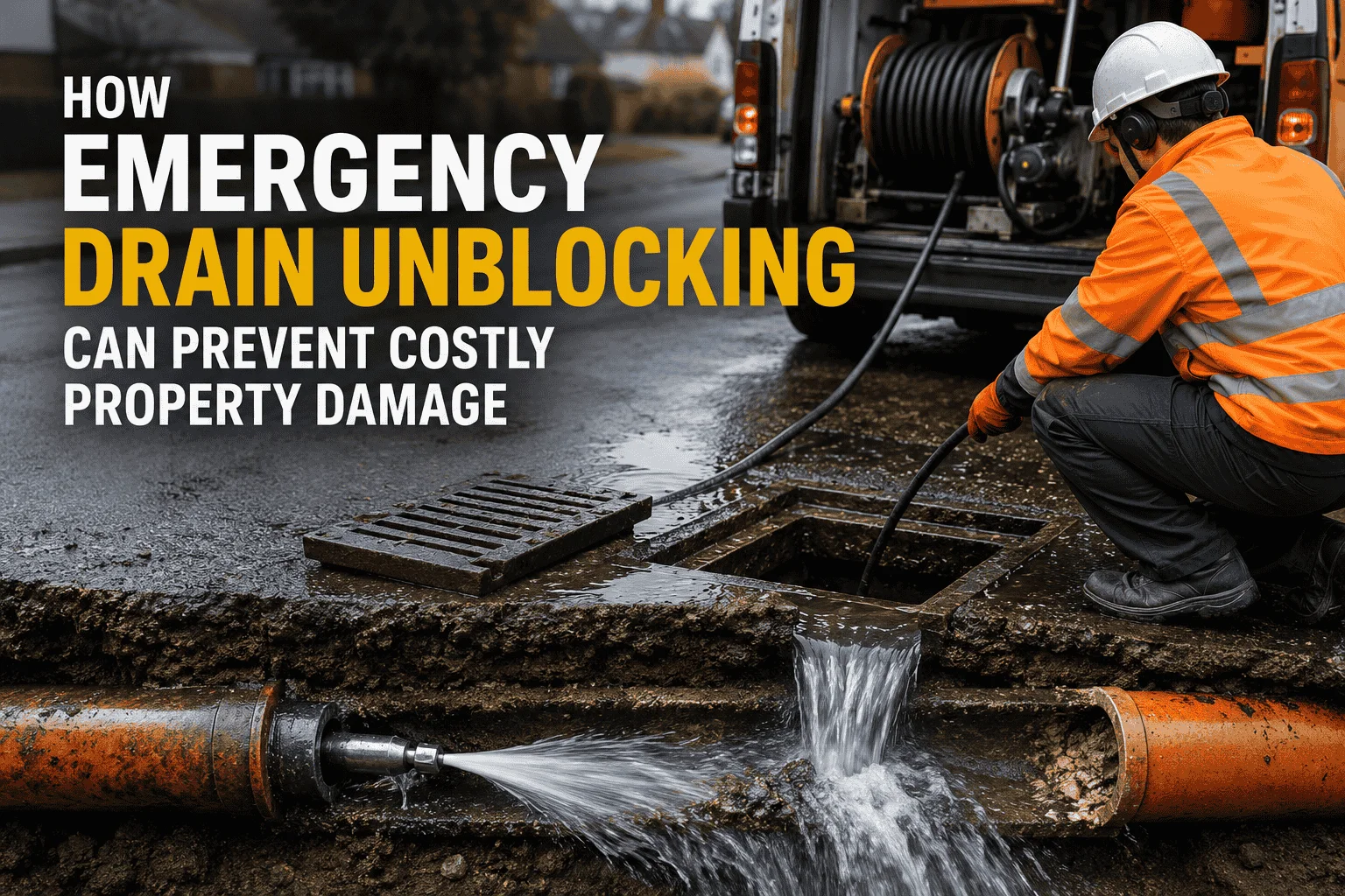 How Emergency Drain Unblocking Can Prevent Costly Property Damage