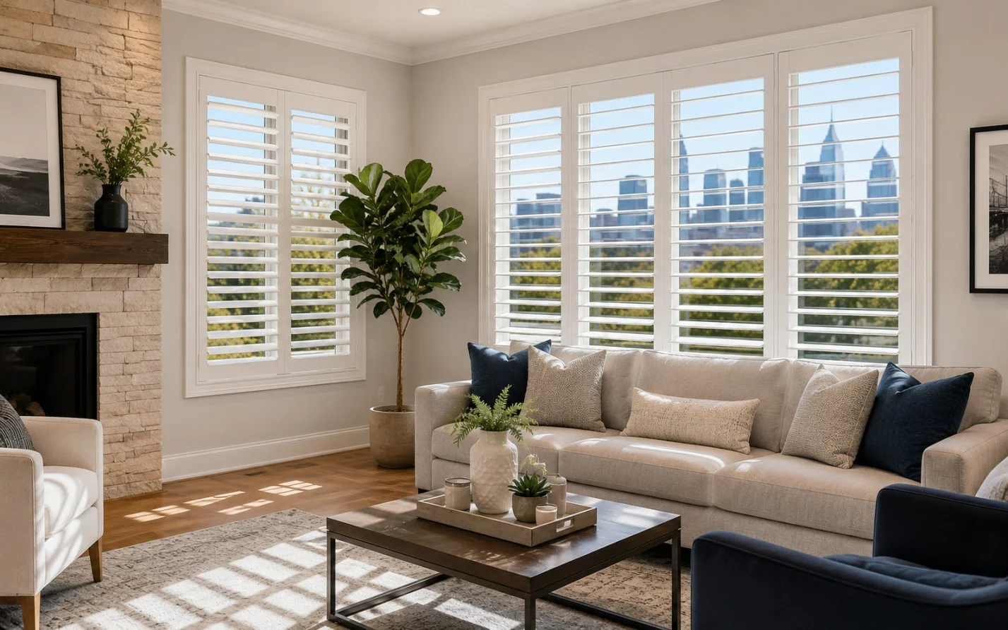 Plantation Shutters for Interior Windows in Philadelphia, PA: A Complete Guide