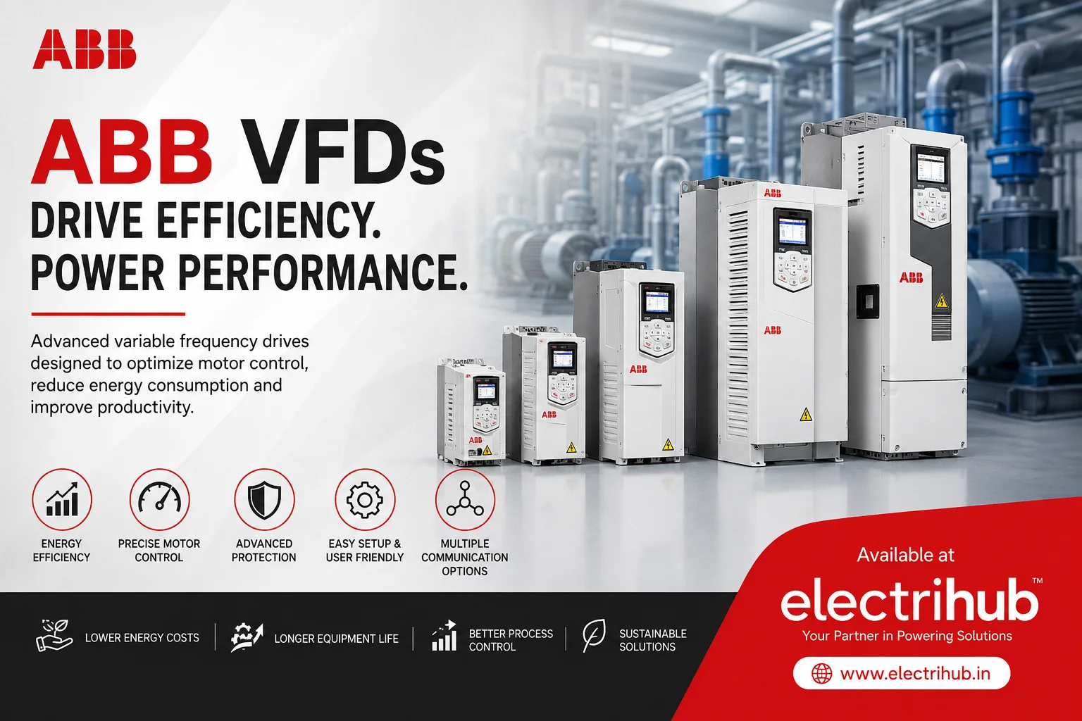 How ABB VFDs Improve Industrial Productivity and Reliability