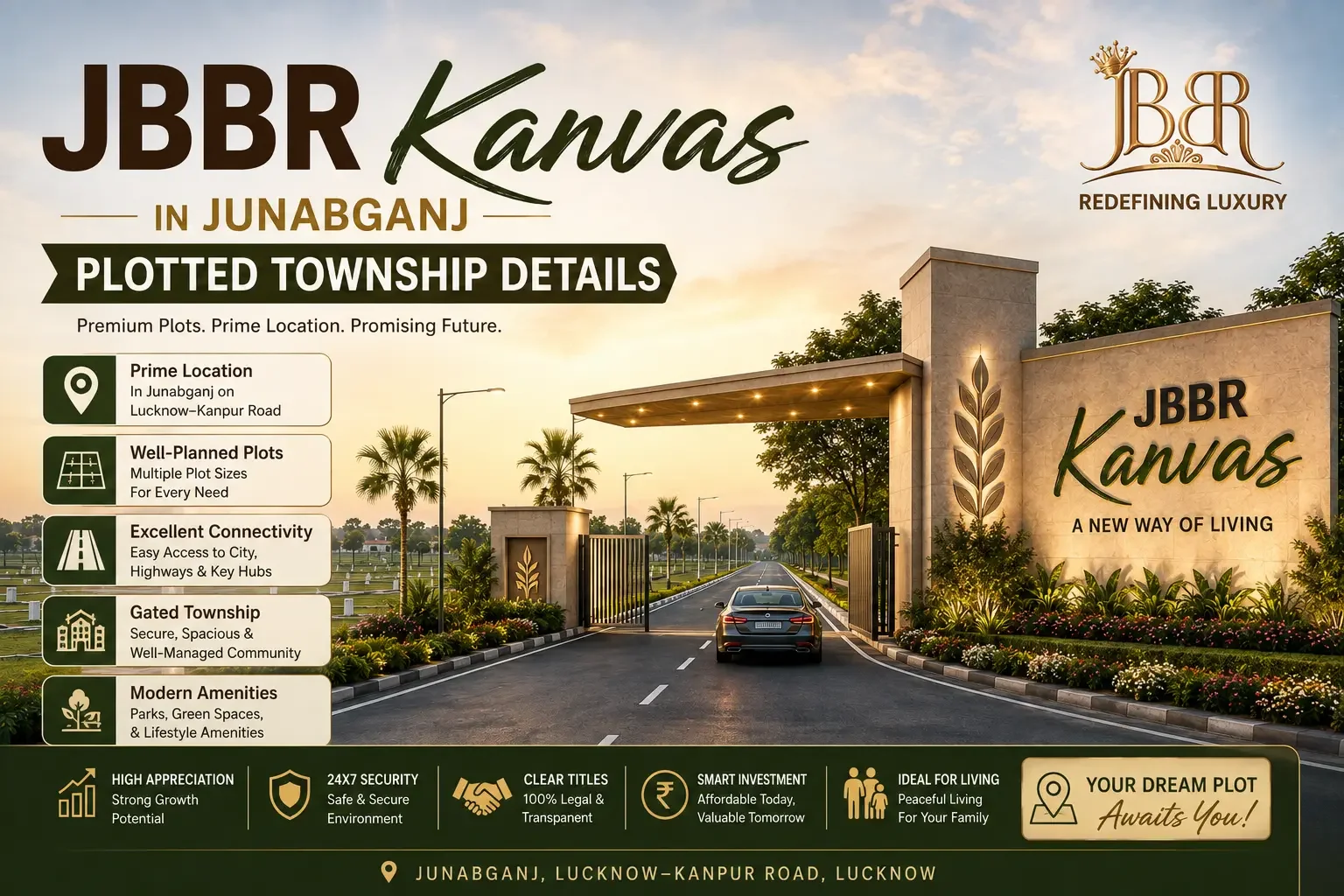 JBBR Kanvas in Junabganj | Plotted Township Details