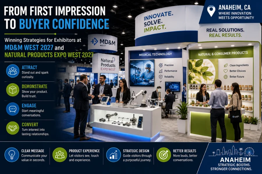 From First Impression to Buyer Confidence: Winning Strategies for Anaheim Exhibitors