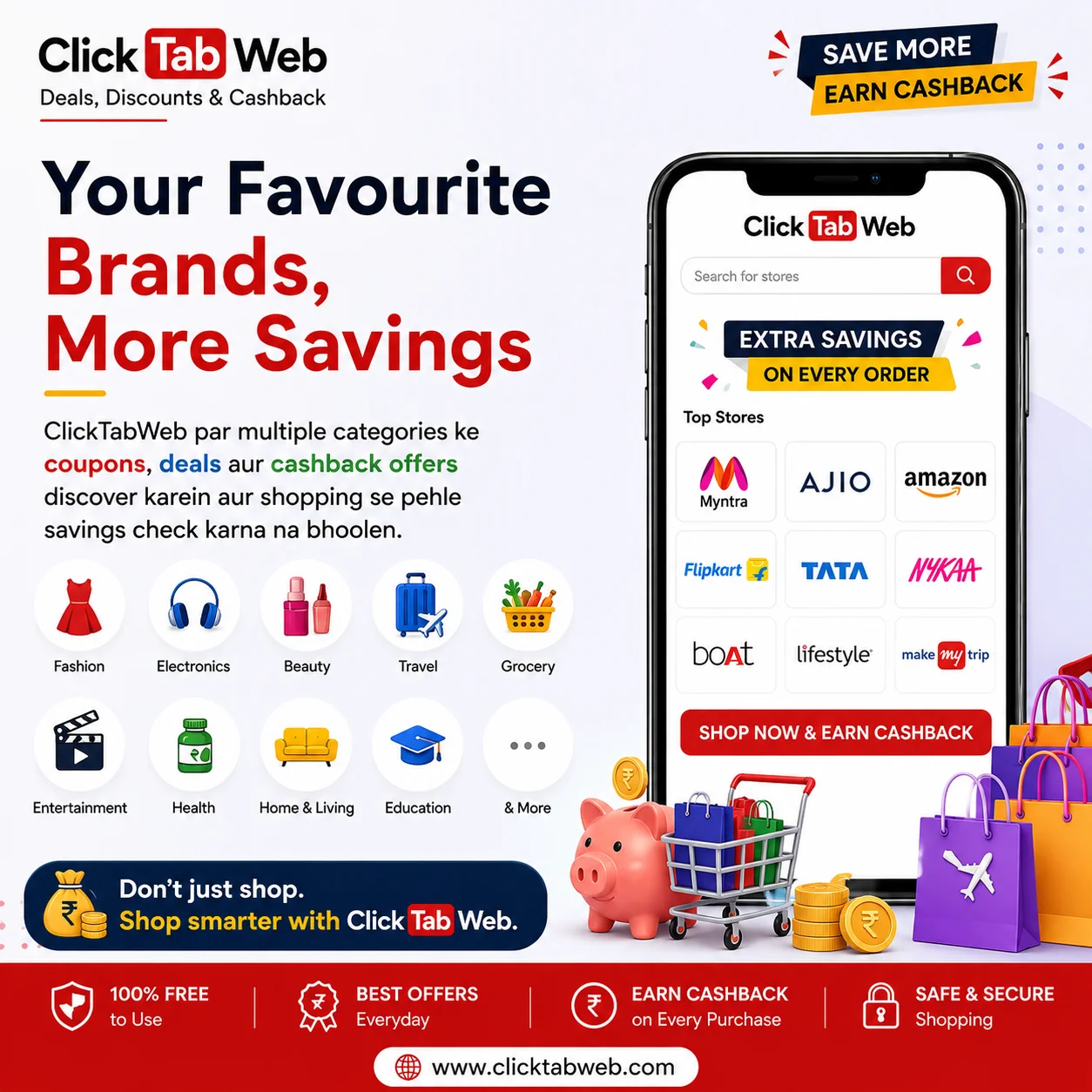 Best Online Shopping Deals, Coupons & Cashback Offers in 202
