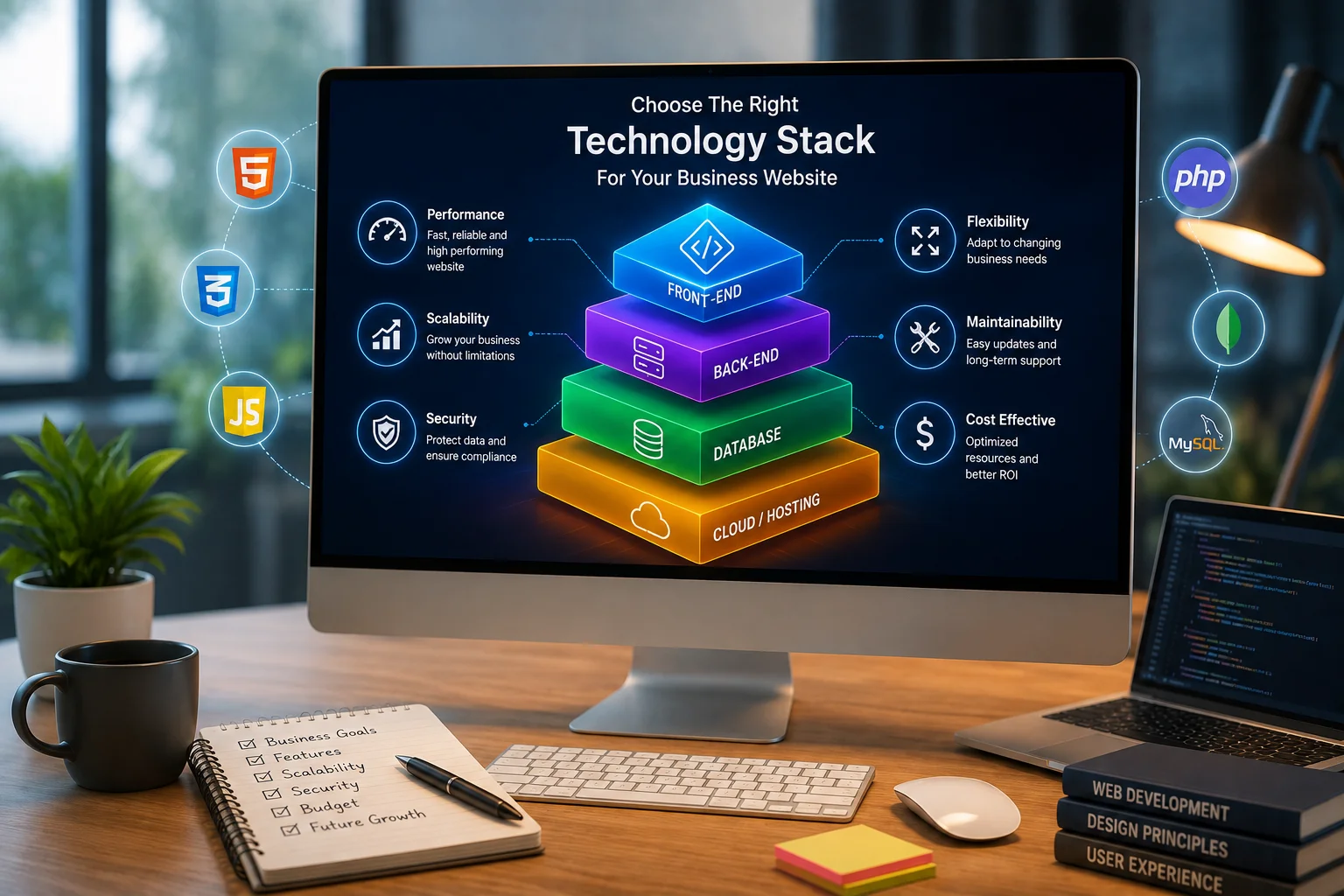 How to Choose the Right Technology Stack for Your Business Website?