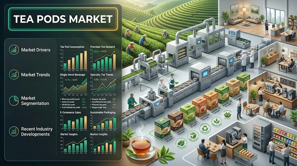 Tea Pods Market Size and Growth Forecast 2026-2034
