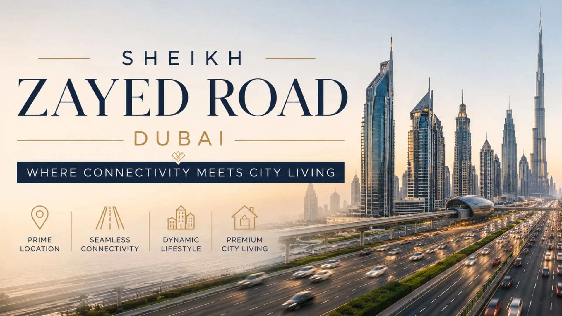 Sheikh Zayed Road Dubai: Where Connectivity Meets City Living
