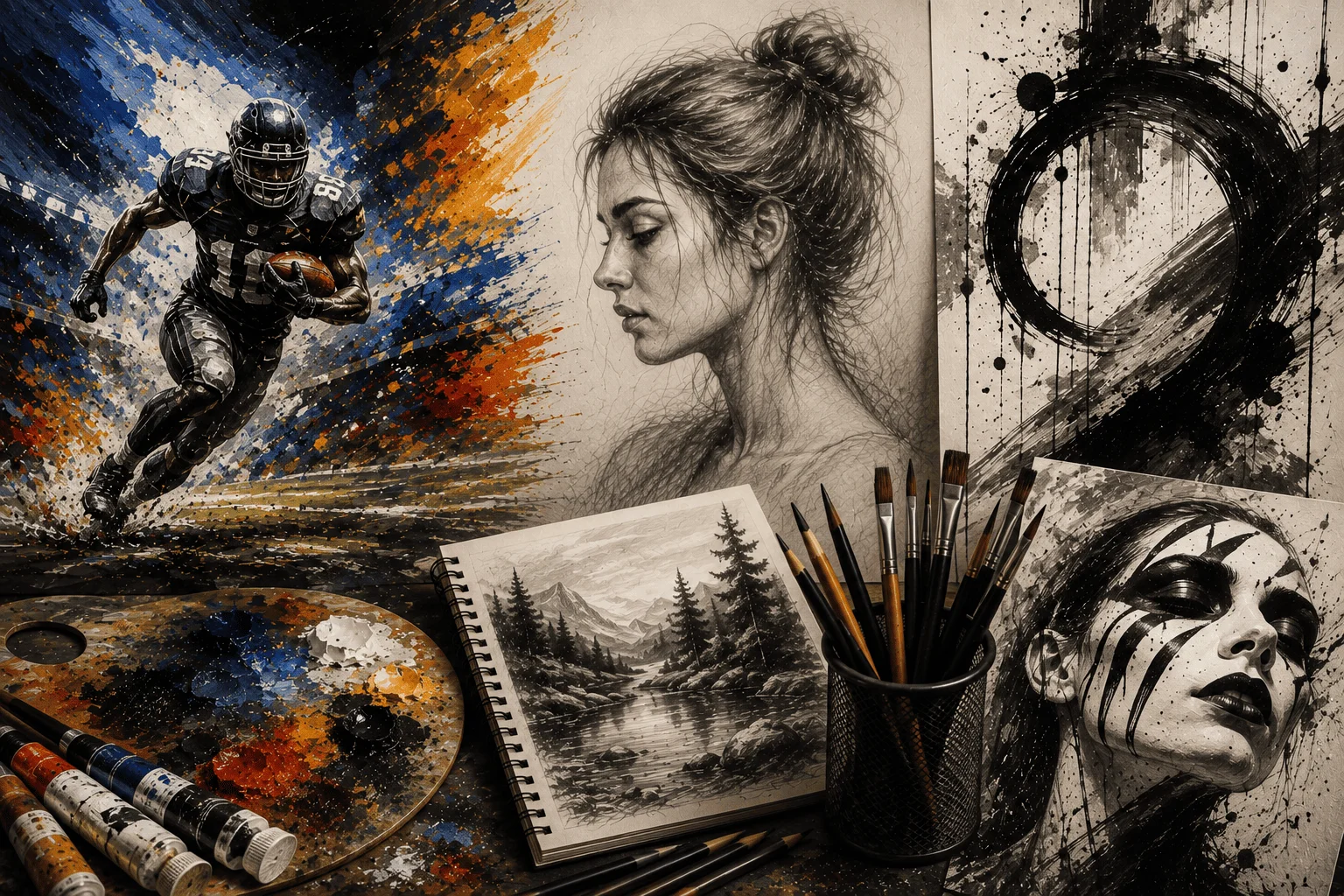 Exploring the Art of Movement, Detail, and Monochrome Expression