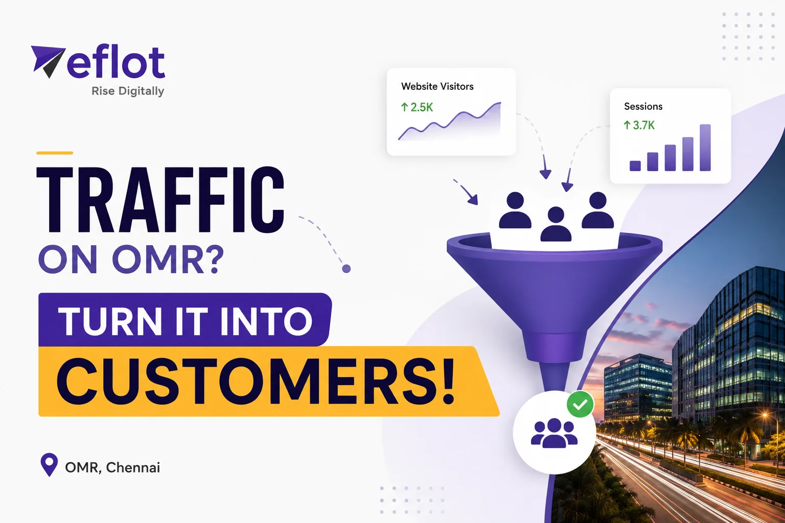 OMR Businesses Have Traffic. The Hard Part Is Turning It Into Customers