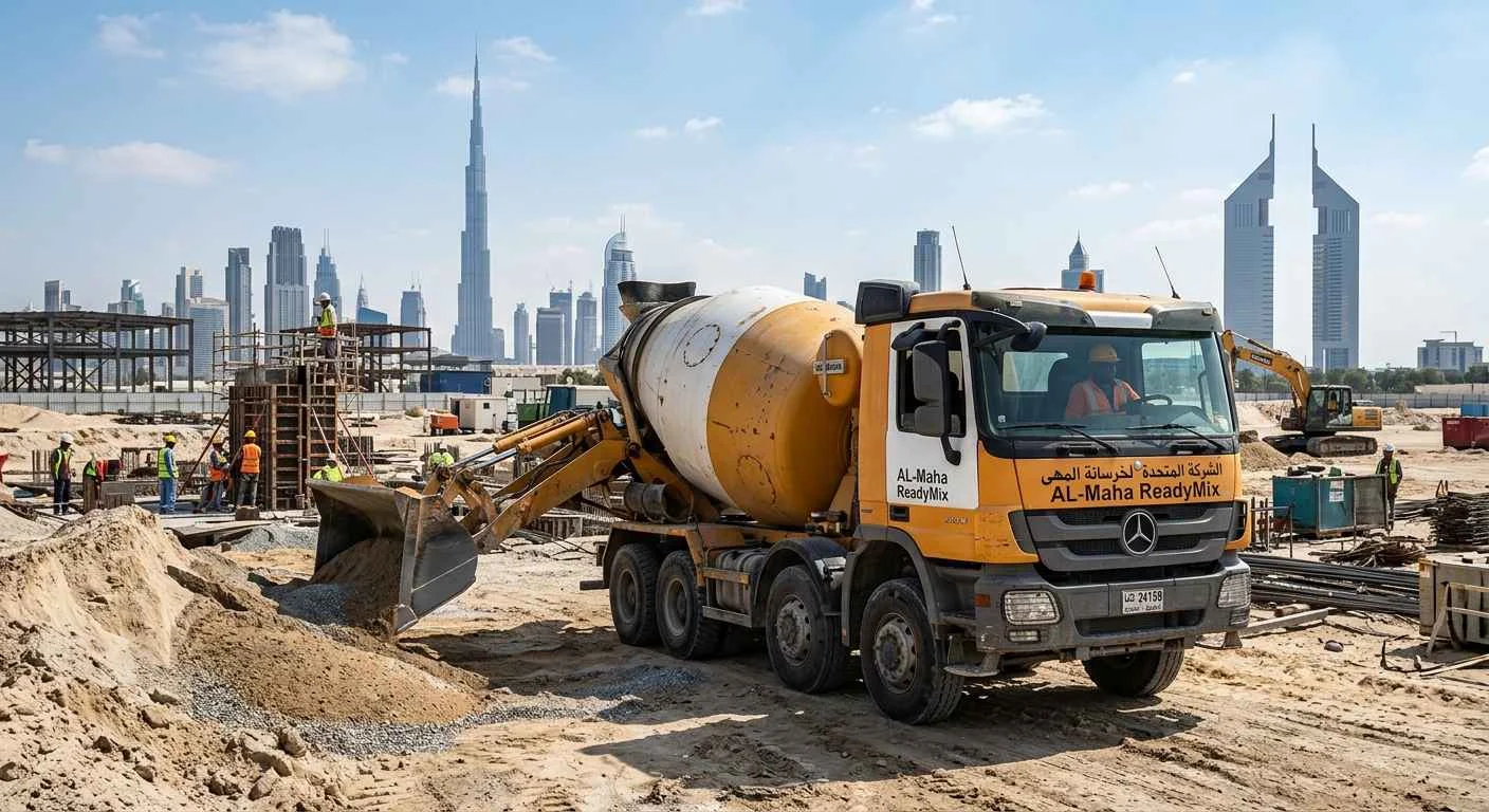 Concrete Mixer with Loader UAE