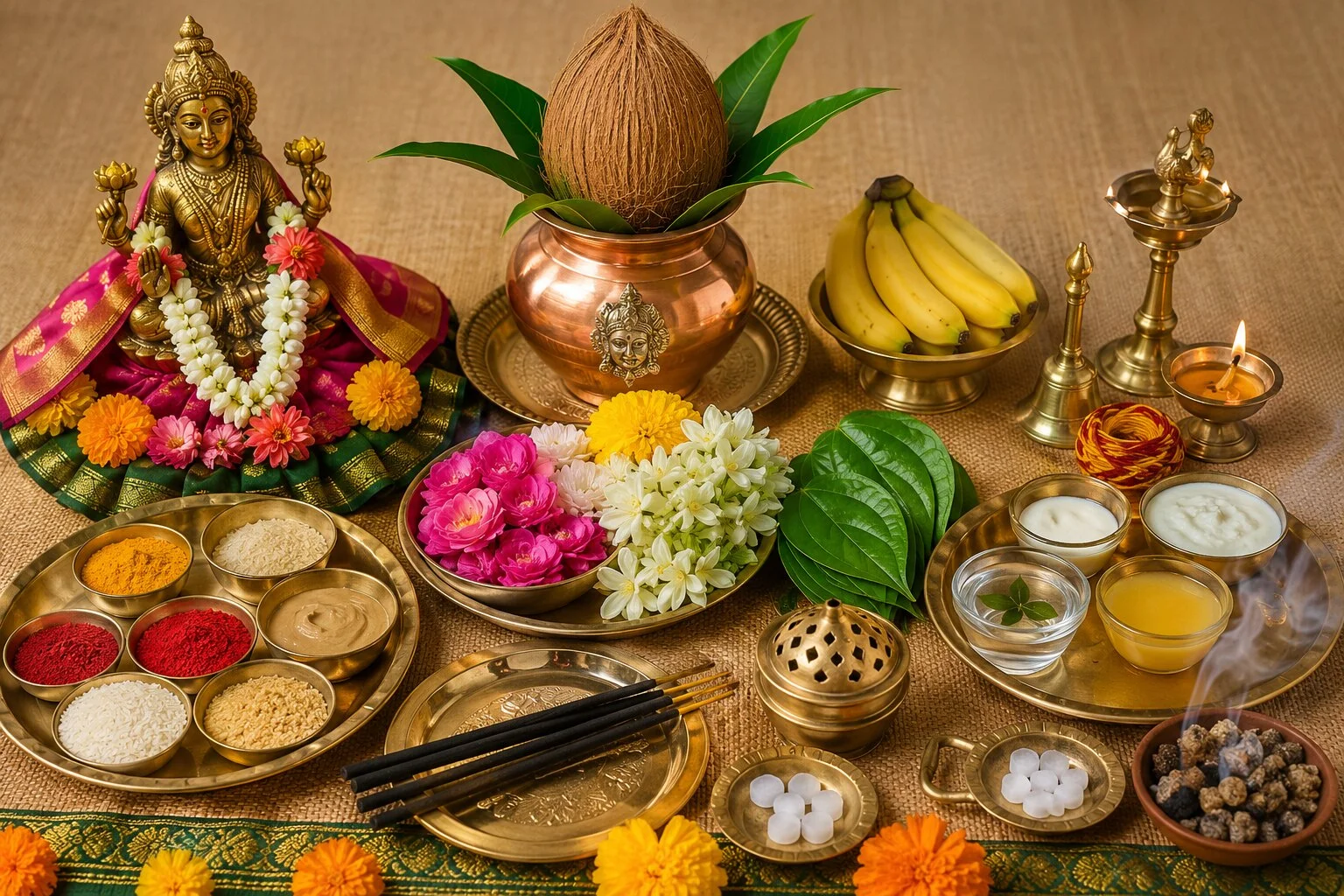 Varamahalakshmi Puja Samagri List 2026: Complete Checklist