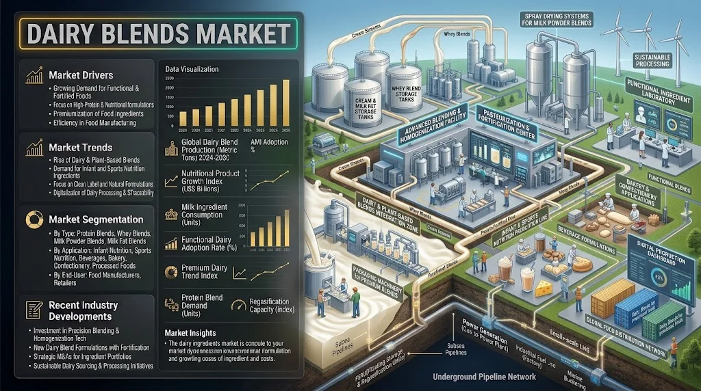 Dairy Blends Market Size, Share and Growth Forecast 2026-2034