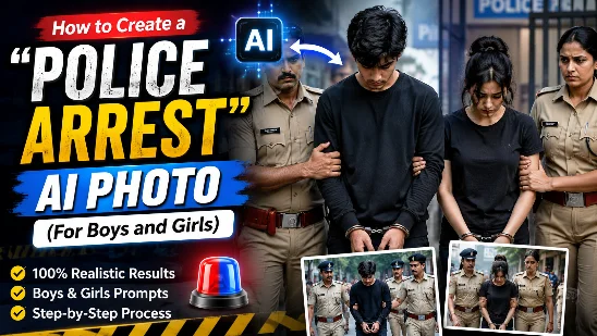How to Create a Police Arrest AI Photo