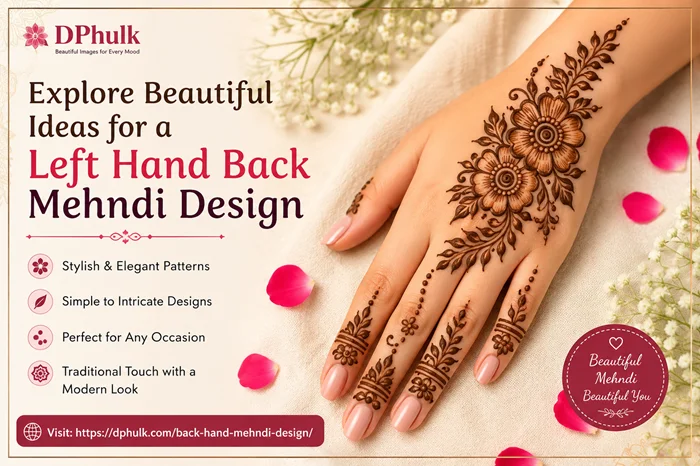Explore Beautiful Ideas for a Left Hand Back Mehndi Design