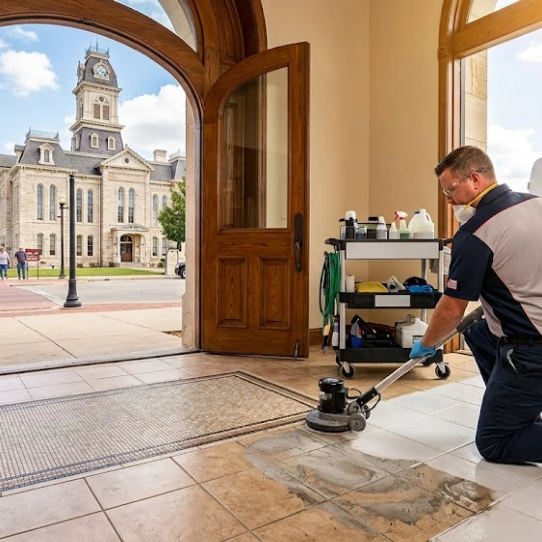 From Discolored to Distinct: Professional Tile Restoration for Weatherford Offices