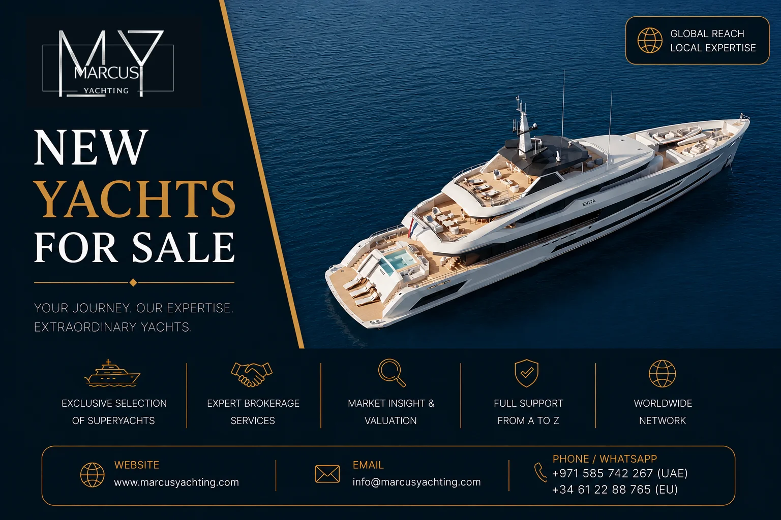 Experience Unforgettable Luxury with Marcus Yachting’s Exclusive Yacht Charters
