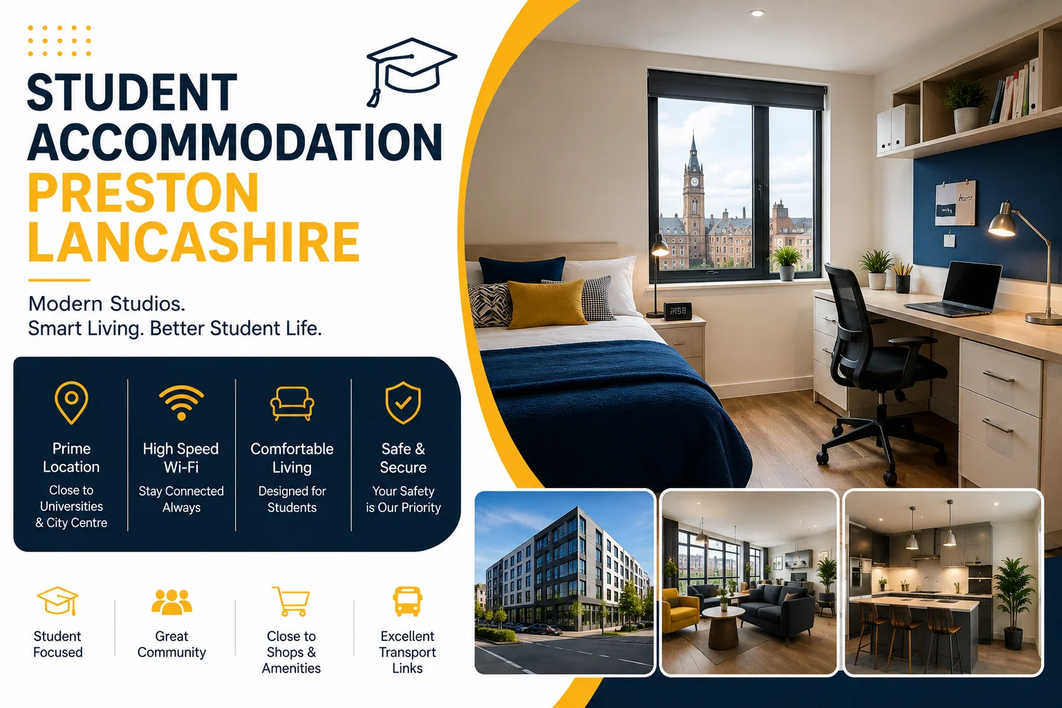 Student Accommodation Preston lancashire : A Comfortable Choice for University Life
