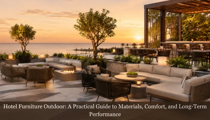 Hotel Furniture Outdoor: A Practical Guide to Materials, Comfort, and Long-Term Performance