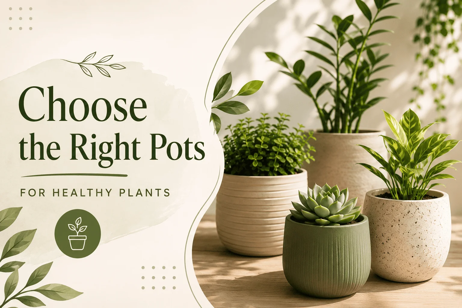 How to Choose the Right Pots for Your Plants: A Complete Guide