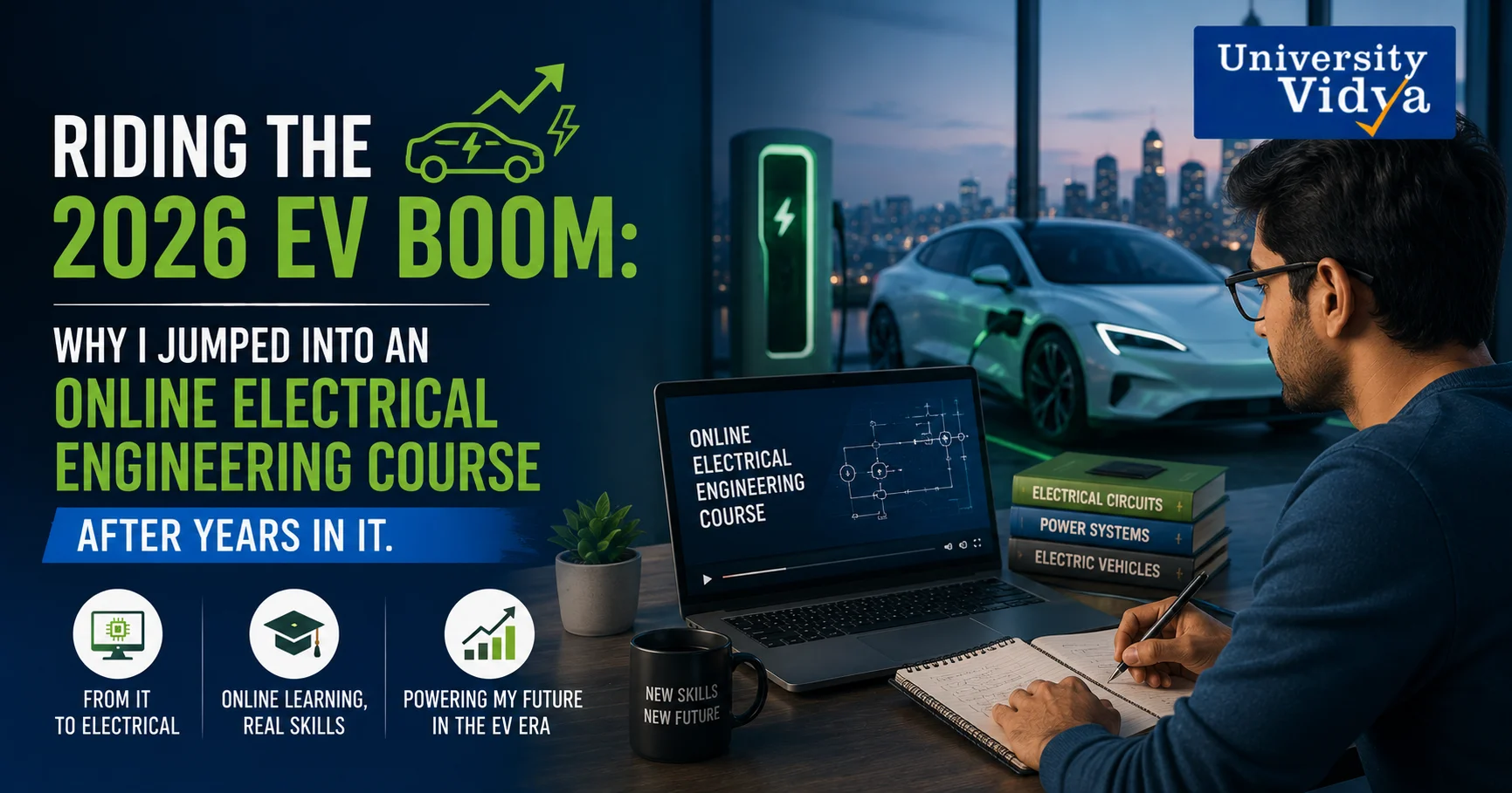 Riding the 2026 EV Boom: Why I Jumped into an Online Electrical Engineering Course After Years in IT