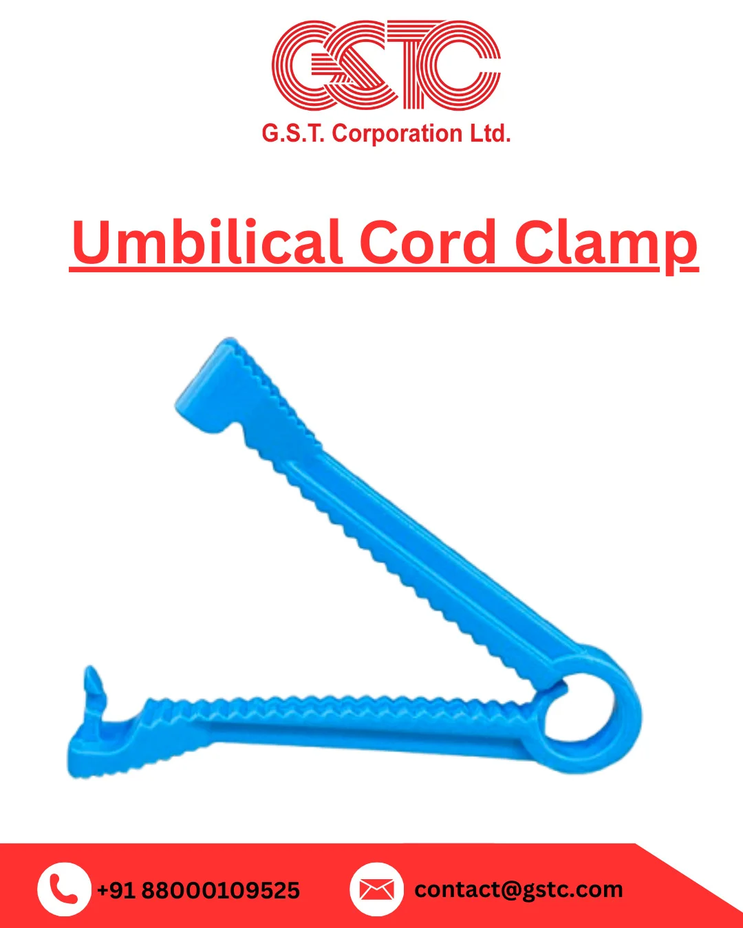 High-Quality Umbilical Cord Clamp for Safe Newborn Care | GSTC