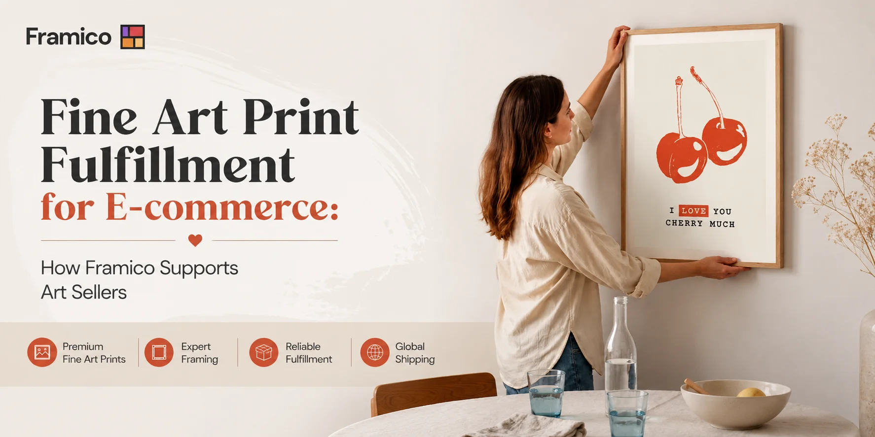 Fine Art Print Fulfillment for E-commerce: How Framico Supports Art Sellers