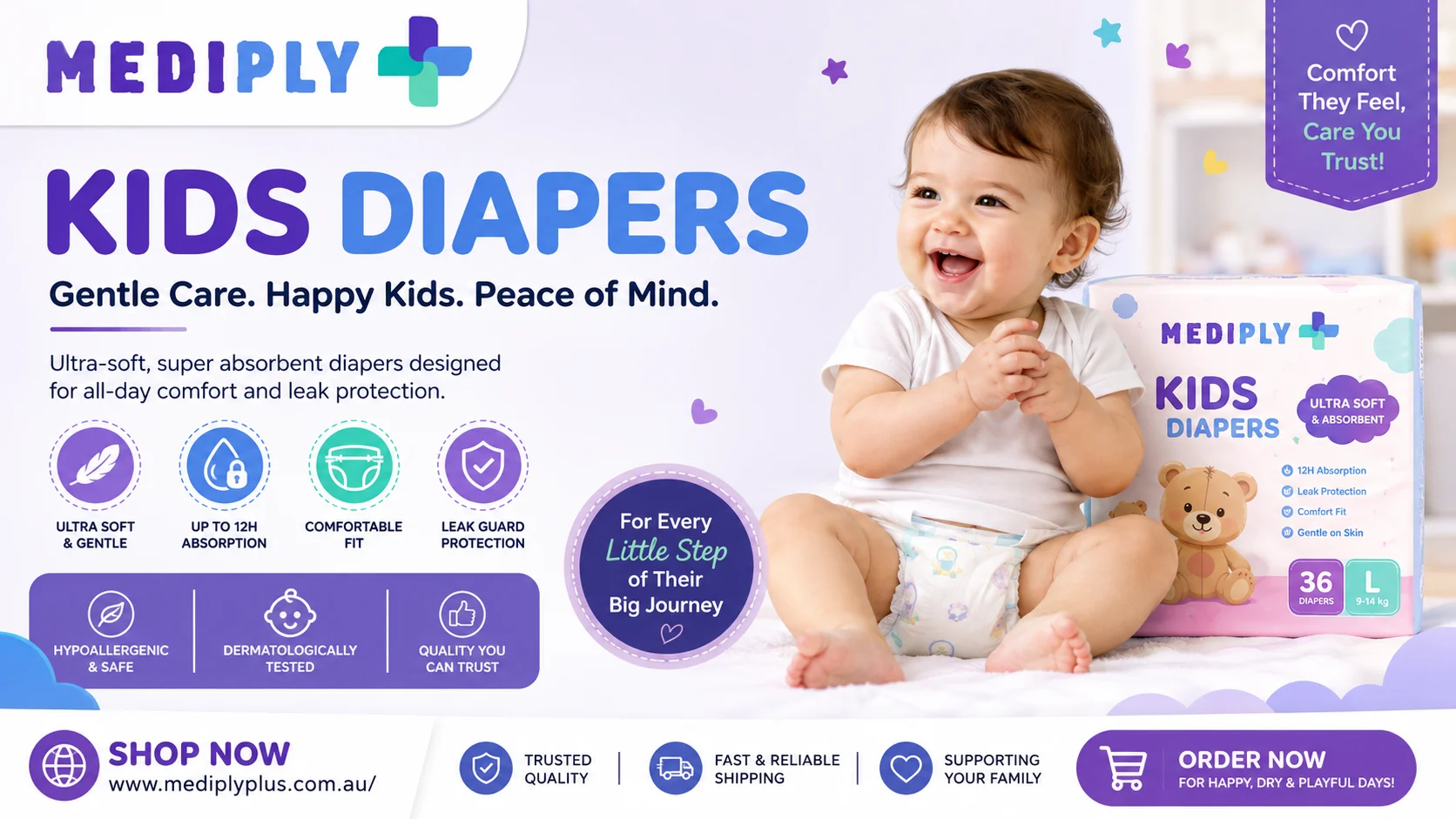 Are Kids Diapers and Blueys Pads Suitable for All-Day Protection?