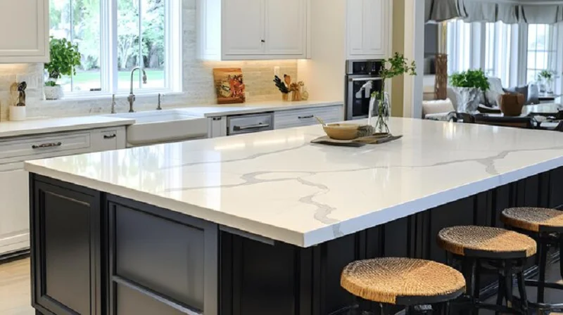White Quartz Countertops: The Surface Behind the Scandi Kitchen Trend