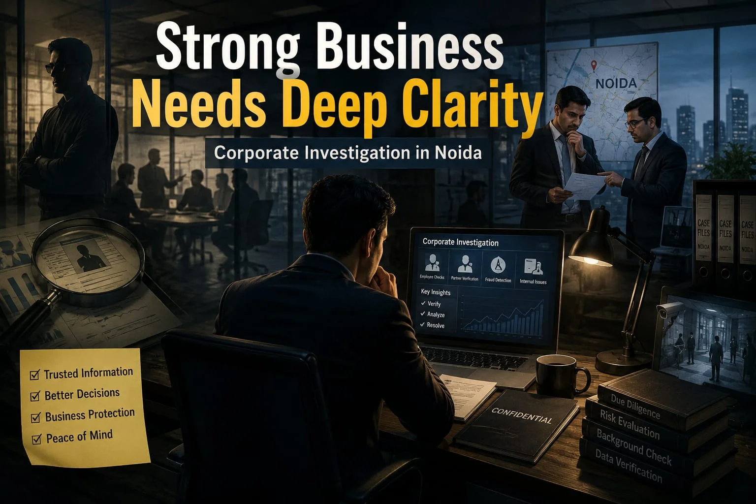 Why Noida Businesses Need Corporate Investigation In Noida